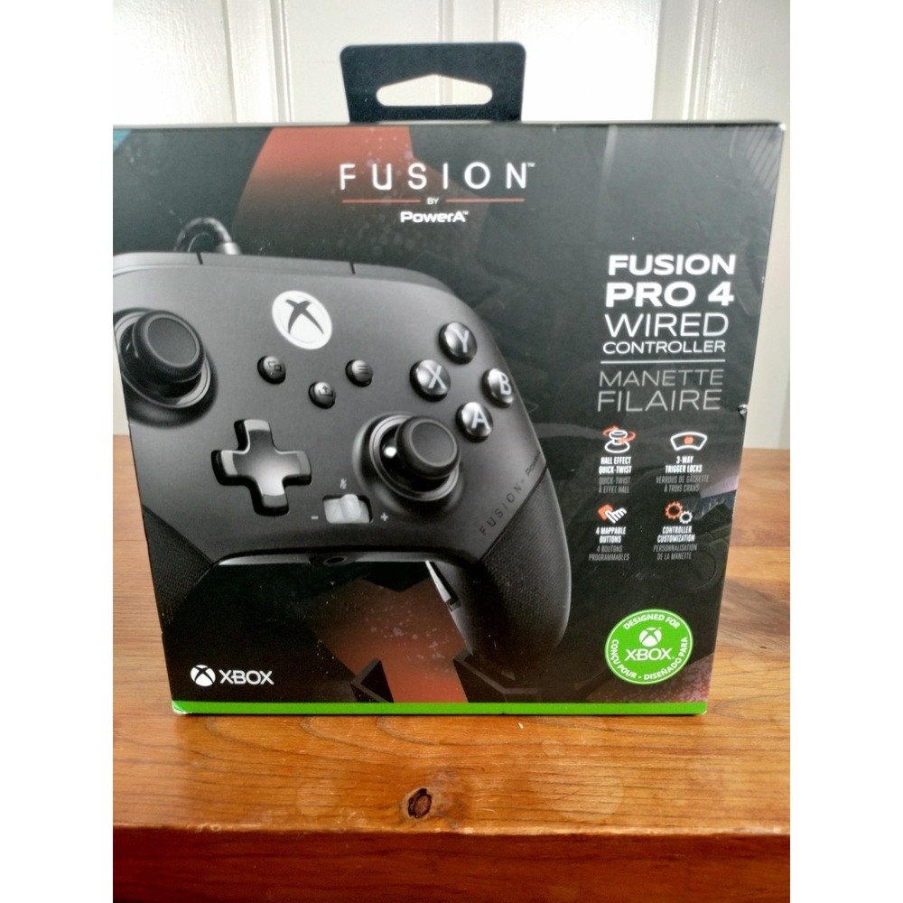 New Open Box PowerA Fusion Pro 4 Wired Controller Xbox Series X|S PC Hall Effect